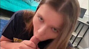 Jock Fucks Tight Pussy Teen Ava Marina After Tailgate Party!