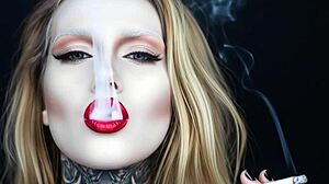 Smoking Lips Fetish