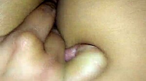 Wet lesbian girl masturbates while wanting another girl.