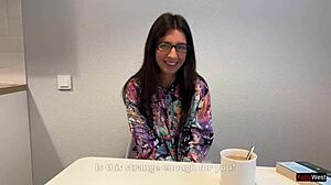 the girl from the library turned out to be a nymphomaniac and loves sperm on her glasses