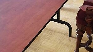 Stomping cum out of cock with feet and femdom fun! 👣💦