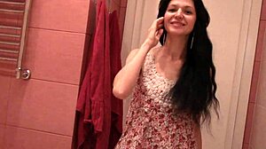 beuaty in socks plays with her cunt