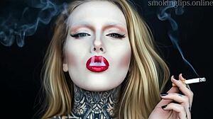 Smoking Lips Fetish
