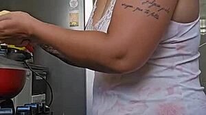 Pregnant Woman Showing Off Her Curves