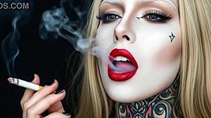 Smoking Lips Fetish
