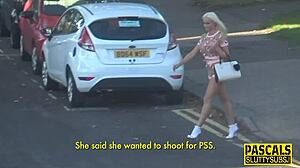 Submissive milf with big tits gets rough fucking