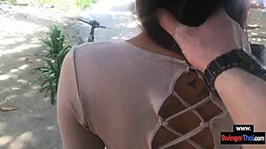 thai amateur teen girlfriend fucks in hotel