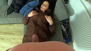 Milfycalla - A Lot Of Pee Golden Shower Farting And Cum On My New Downjackets- Preview