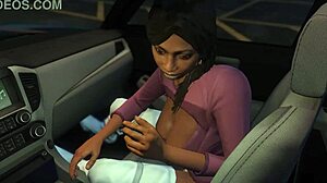 Gta 5, Franklin gets serviced by a hooker