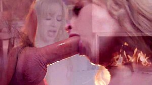 Big butt emma starletto plays with her blonde bush before sucking and riding brad sterlings cock reverse cowgirl