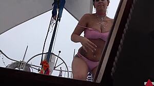 picked up two asian bikini babes and fucked them both outdoors