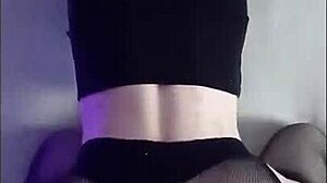 Hottie In Pantyhose Feels Intense Pleasure Doggy And Cowgirl