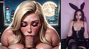 Chubby Caliente Se Come Una Verga Dura - Masturbandome Con Ia