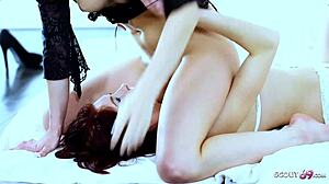 Intense Lesbian Sex Morning