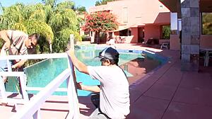 Ariana Grand Loves Step Dad Boning Her with Anal Fingering