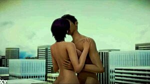 hey, check out this giant couple kissing and having sex with audio