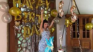 The Best Birthday Surprise A Real Cock Giving Me Until My Ass Is Filled With Milk - Spoiler!