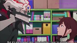 momo fucked hard doggystyle by horny okarun in dandadan hentai parody