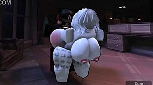 Why can't this headless white girl stay off this cock? Fan request for Roblox.