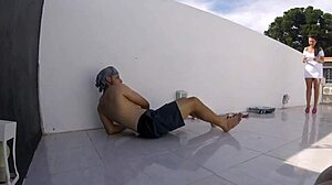 pau pegando na obra with big cock creampie and monster cock