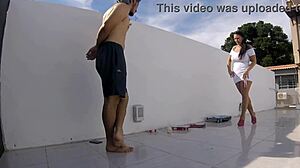 pau pegando na obra with big cock creampie and monster cock