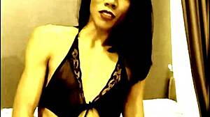 Asian Thai Teen Shemale Legacy Mess Aum Solo Masturbation