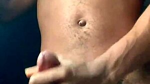 Jerk off rainy cream with big cock first time