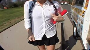 Lexi Belle Gets Banged By The Ice Cream Man In Quick Fuck