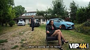 Vip4k Babe With Pierced Nipples And Tattoos Fucks In The Woods