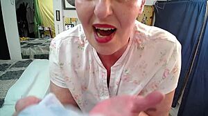 dawnskye1962 teases and fucks pussy with dildo for mario