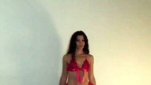 Fit Teen Nadia Diamo Models Lingerie and Heels