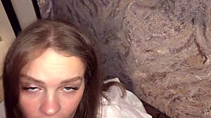 the cute babe seduced me during the survey, leading to a blowjob and fucking.