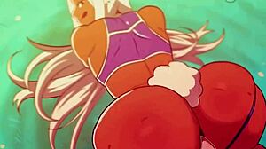 Anime ass shaking wildly!