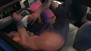 Gta 5, Franklin gets serviced by a hooker