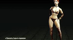 Metro Last Light: Intense Striptease Featuring Big Tits Redhead Whore