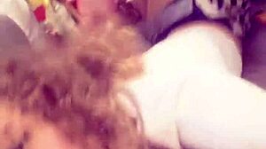 Cheating wife milf gets bred during selfie snapchat session