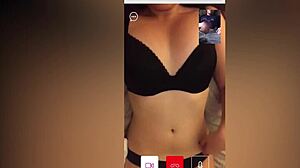 Hot stranger brunette watches me stroking on cam 1