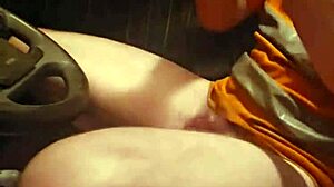 Daddy WANKING in truck for homemade solo pleasure