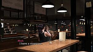 Erotic brunette ass game leap of faith