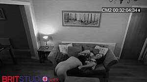 Young British Teen In Lingerie Fucks, Gets Facial, And Swallows Cum