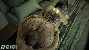 check out this halloween cunnilingus in 3d