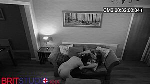 Young British Teen In Lingerie Fucks, Gets Facial, And Swallows Cum