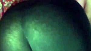 Neighbor in Leggings Does Yoga and Chats Online While Husband is Away