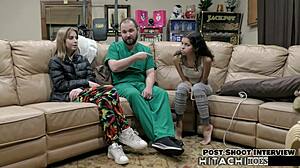 Daisy Bean forced to orgasm with Hitachi by doctor