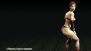 Metro Last Light: Intense Striptease Featuring Big Tits Redhead Whore