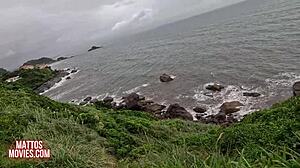 Aventura Do Casal Mattos Putaria Na Praia Grelona Da Anne Foda Molhada E Gozada Surpresa