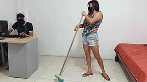 Masturbate Cock After Stepsister Gets Horny!