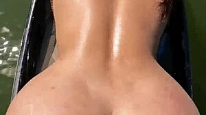 Big ass latina fucked on jet ski in public?