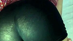 Neighbor in Leggings Does Yoga and Chats Online While Husband is Away