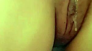 Intense homemade creampie cumshot compilation with rastagirl